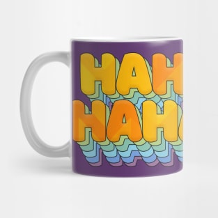 HAHAHAHAHANO - Sarcasm Typographic Design T-Shirt Mug